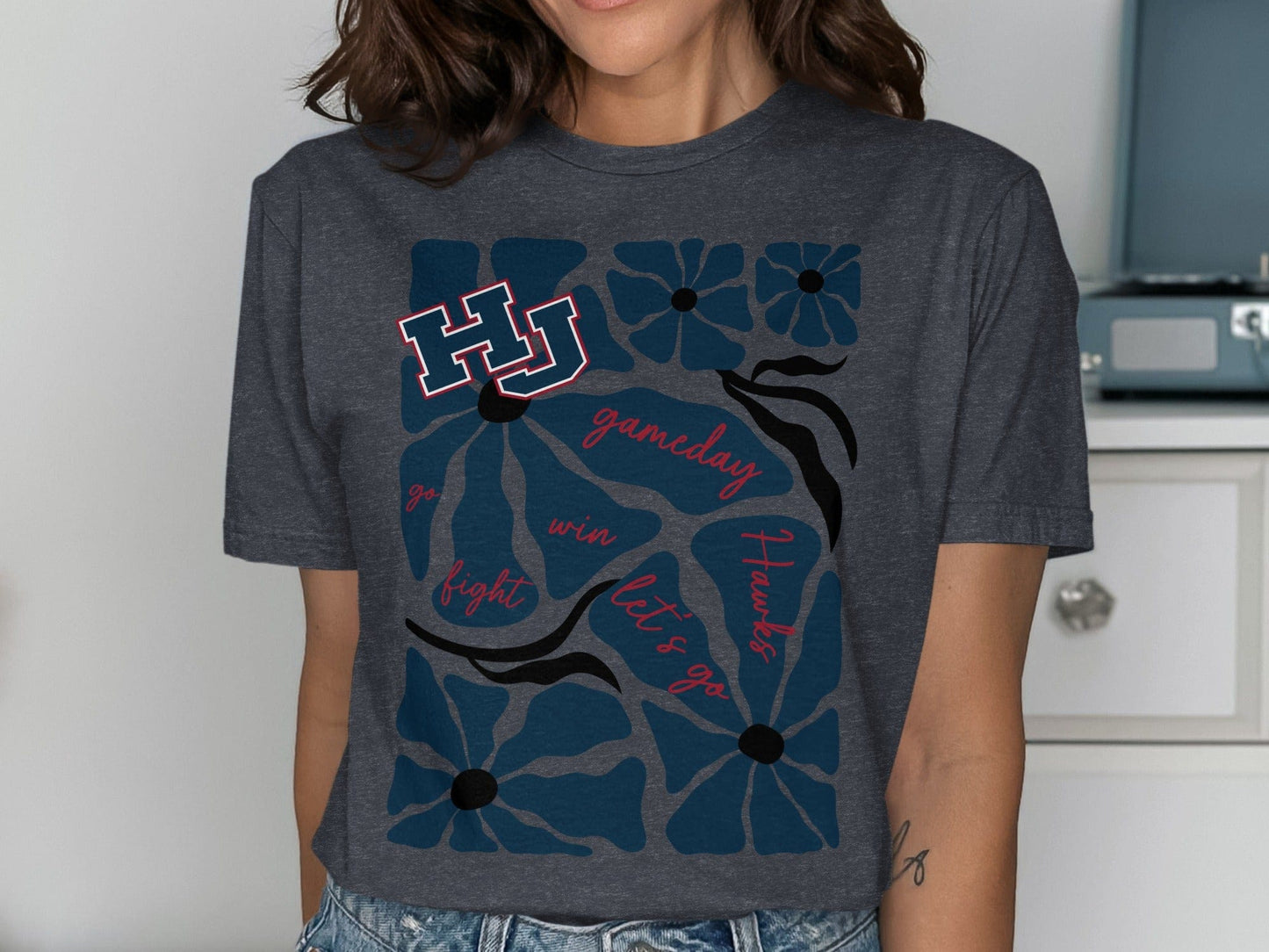 Jen Peete Designs Physical Item HJ Gameday T-Shirt