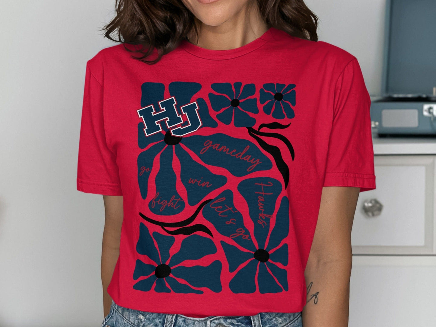 Jen Peete Designs Physical Item HJ Gameday T-Shirt