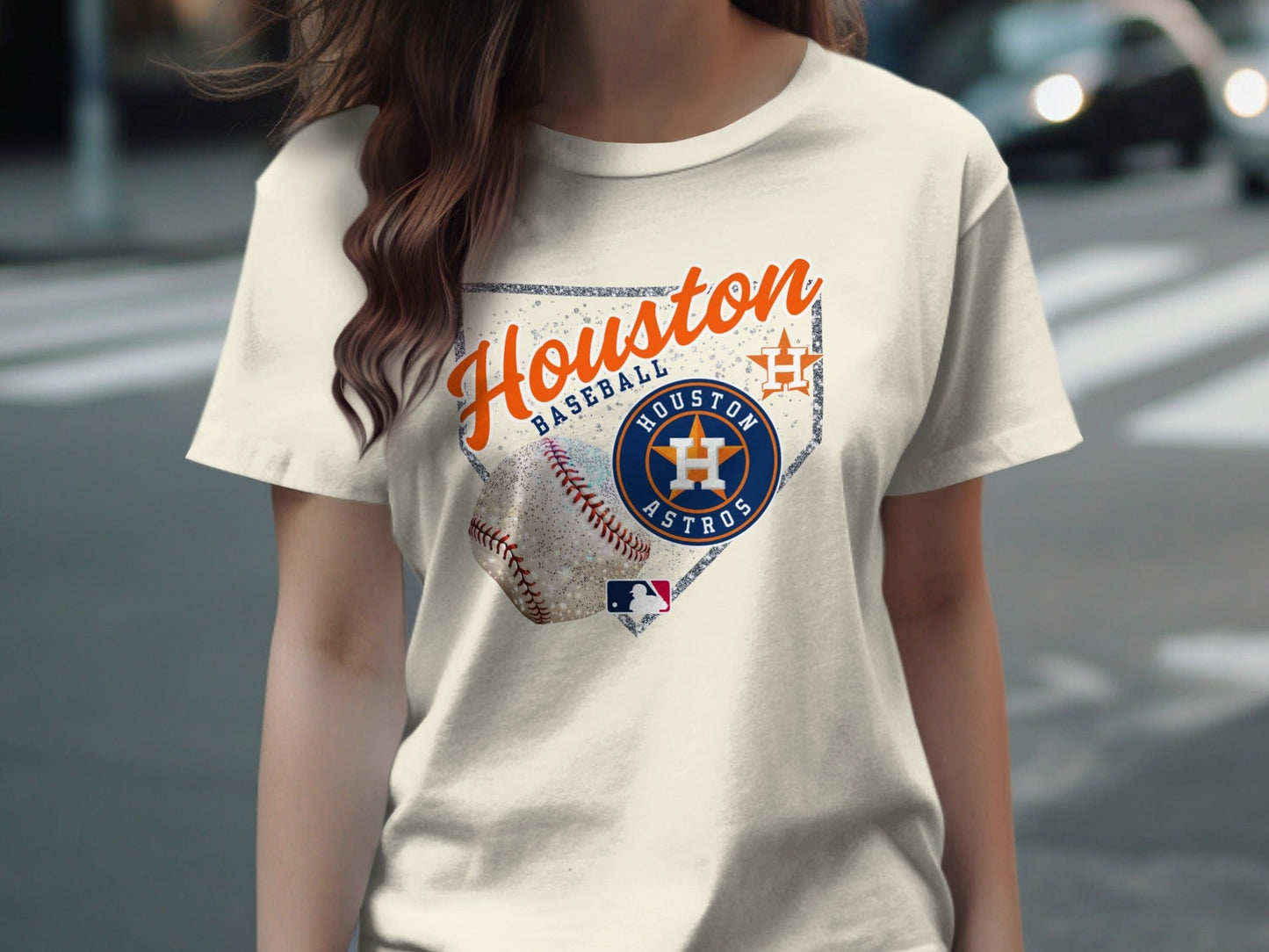 JPD Physical Item Houston Astros Baseball And MLB Team Design Awesome T-Shirt