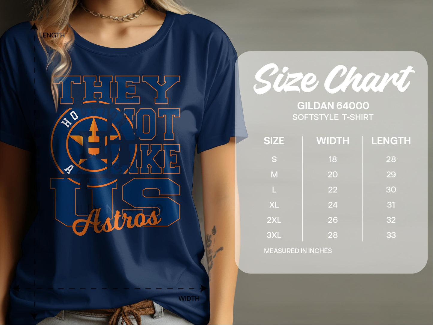 JPD Physical Item They Not Like Us Astros Emblem Design Graphic T-Shirt