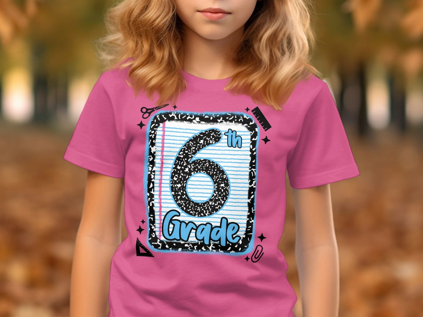 Jen Peete Designs Youth Clothing Back to School 6th Grade Graphic T-Shirts