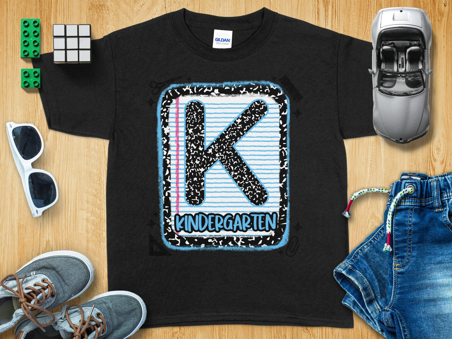 Jen Peete Designs Youth Clothing Back to School Kinder Graphic T-Shirts