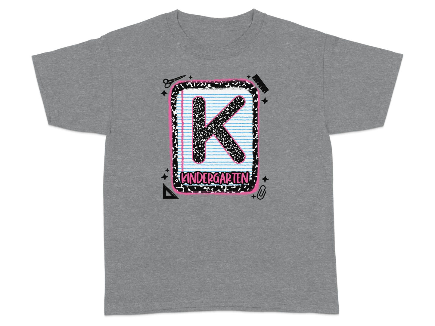 Jen Peete Designs Youth Clothing Back to School Kinder Graphic T-Shirts