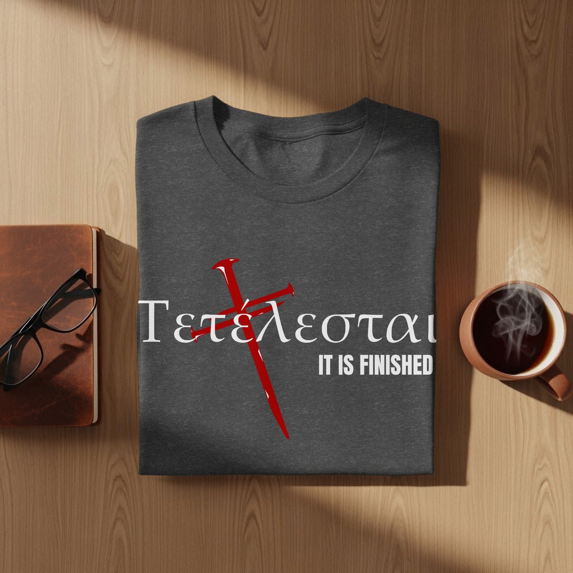 Jen Peete Designs Christian Clothing Tetelestai "It Is Finished" T-Shirts