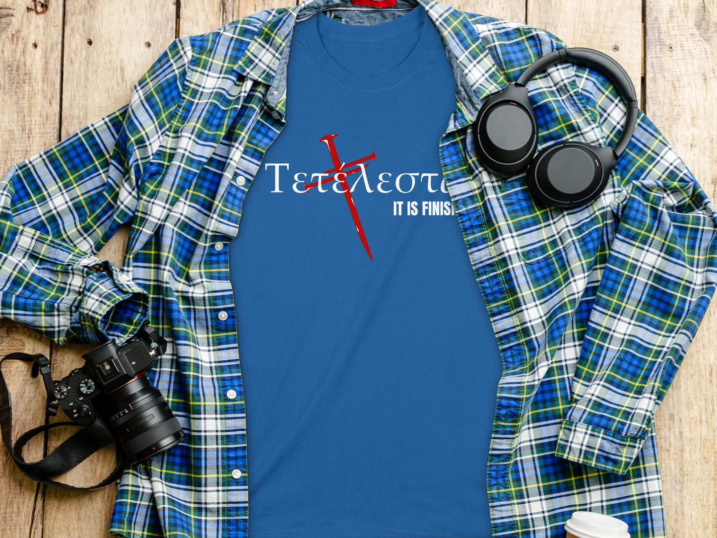 Jen Peete Designs Christian Clothing Tetelestai "It Is Finished" T-Shirts