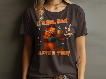 Jen Peete Designs Clothing T-shirts A Real Man Will Chase After You Child's Play Graphic T-Shirt