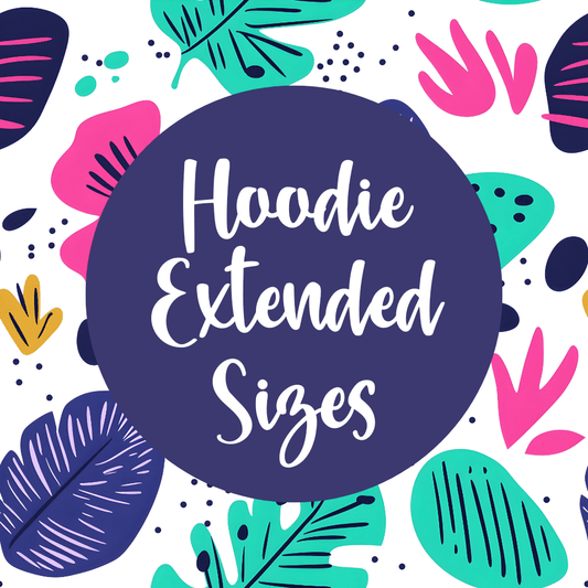 Jen Peete Designs Clothing T-shirts Add-on Hoodie Extended Sizes