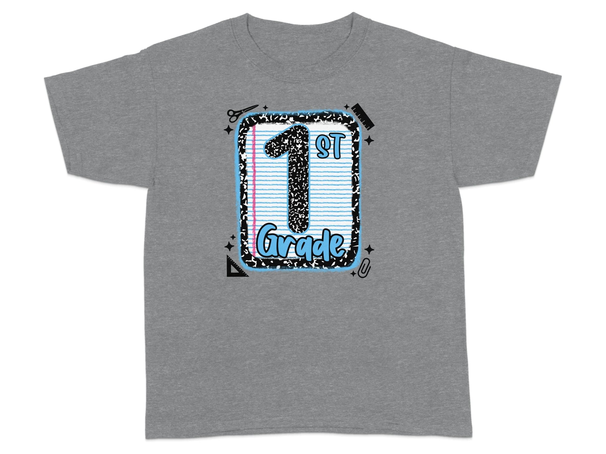 Jen Peete Designs Clothing T-shirts Back to School 1st Grade Graphic T-Shirts
