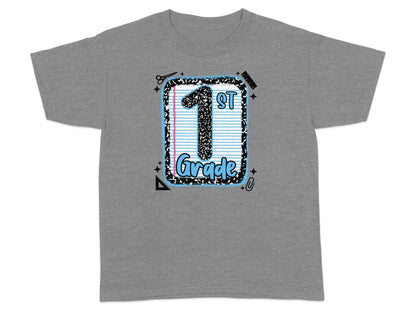 Jen Peete Designs Clothing T-shirts Back to School 1st Grade Graphic T-Shirts