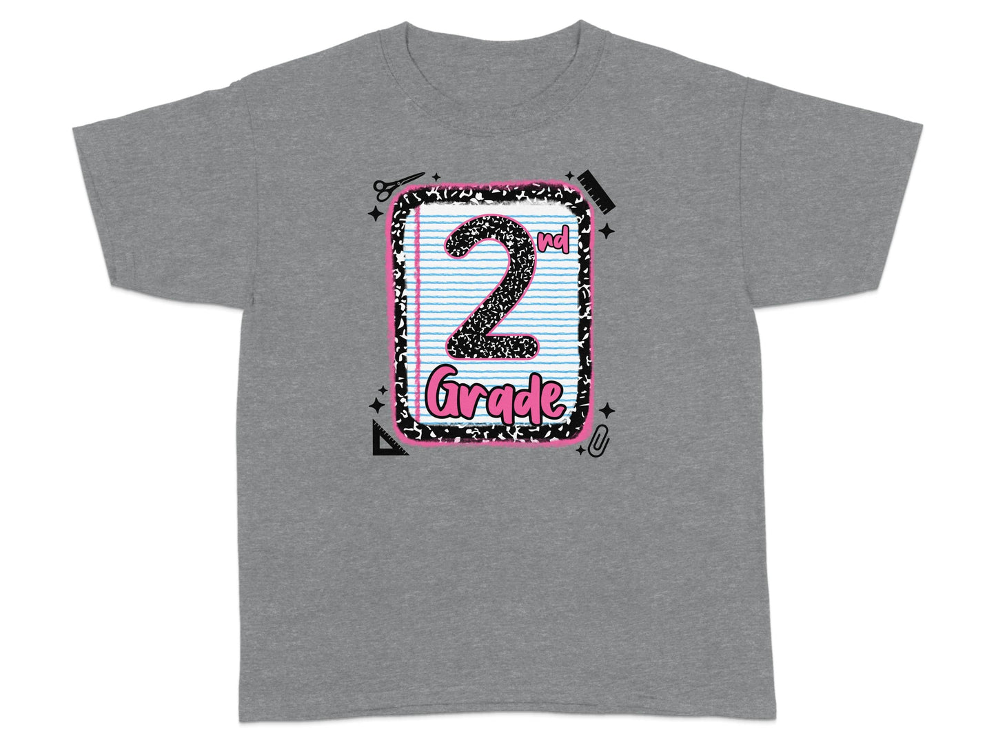Jen Peete Designs Clothing T-shirts Back to School 2nd Grade Graphic T-Shirts