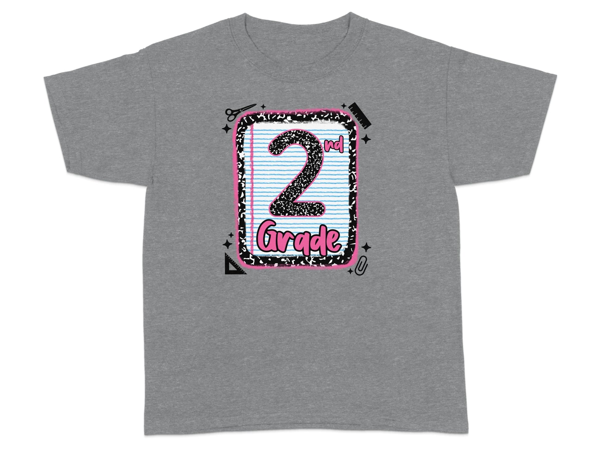 Jen Peete Designs Clothing T-shirts Back to School 2nd Grade Graphic T-Shirts