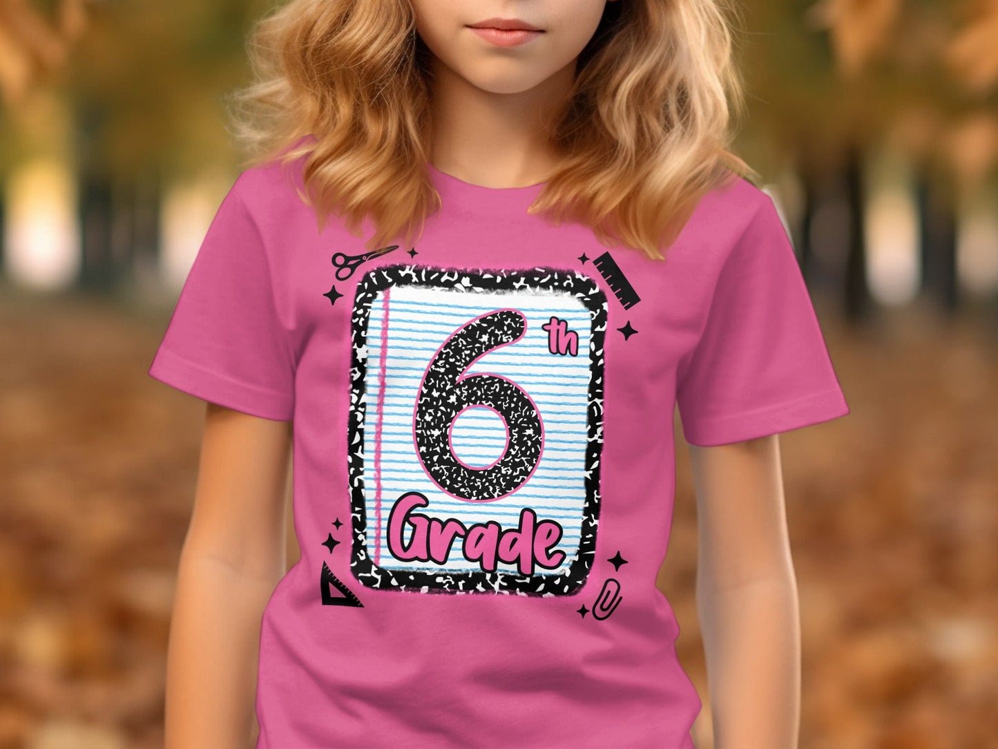 Jen Peete Designs Clothing T-shirts Back to School 6th Grade Graphic T-Shirts