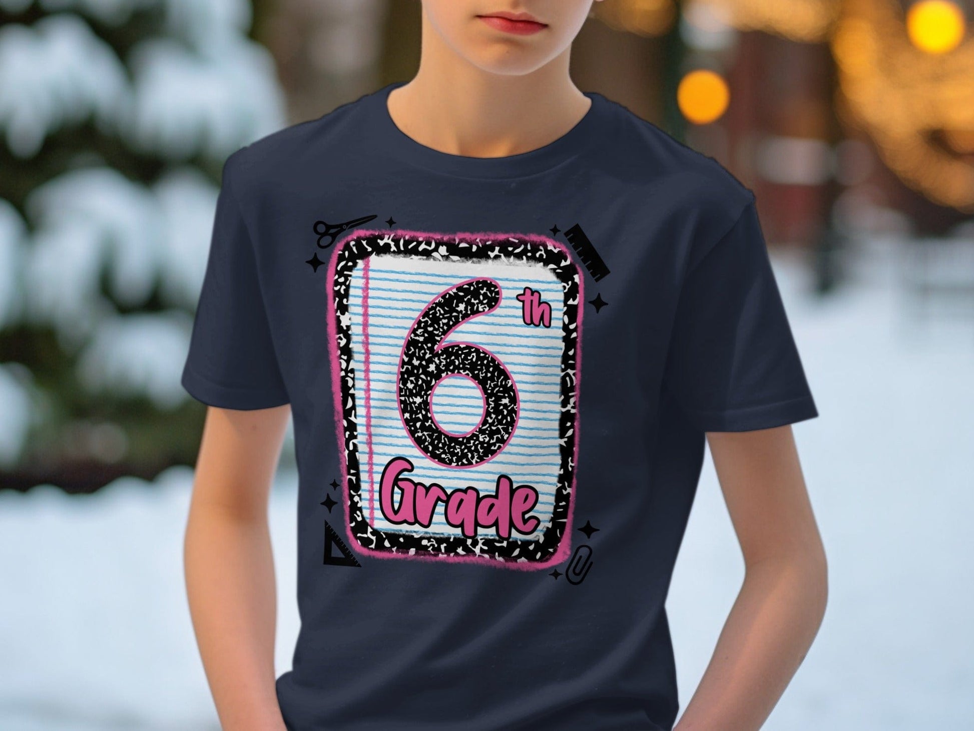 Jen Peete Designs Clothing T-shirts Back to School 6th Grade Graphic T-Shirts
