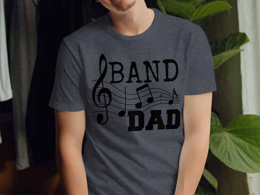 Jen Peete Designs Clothing T-shirts Band Dad Spirit Shirt