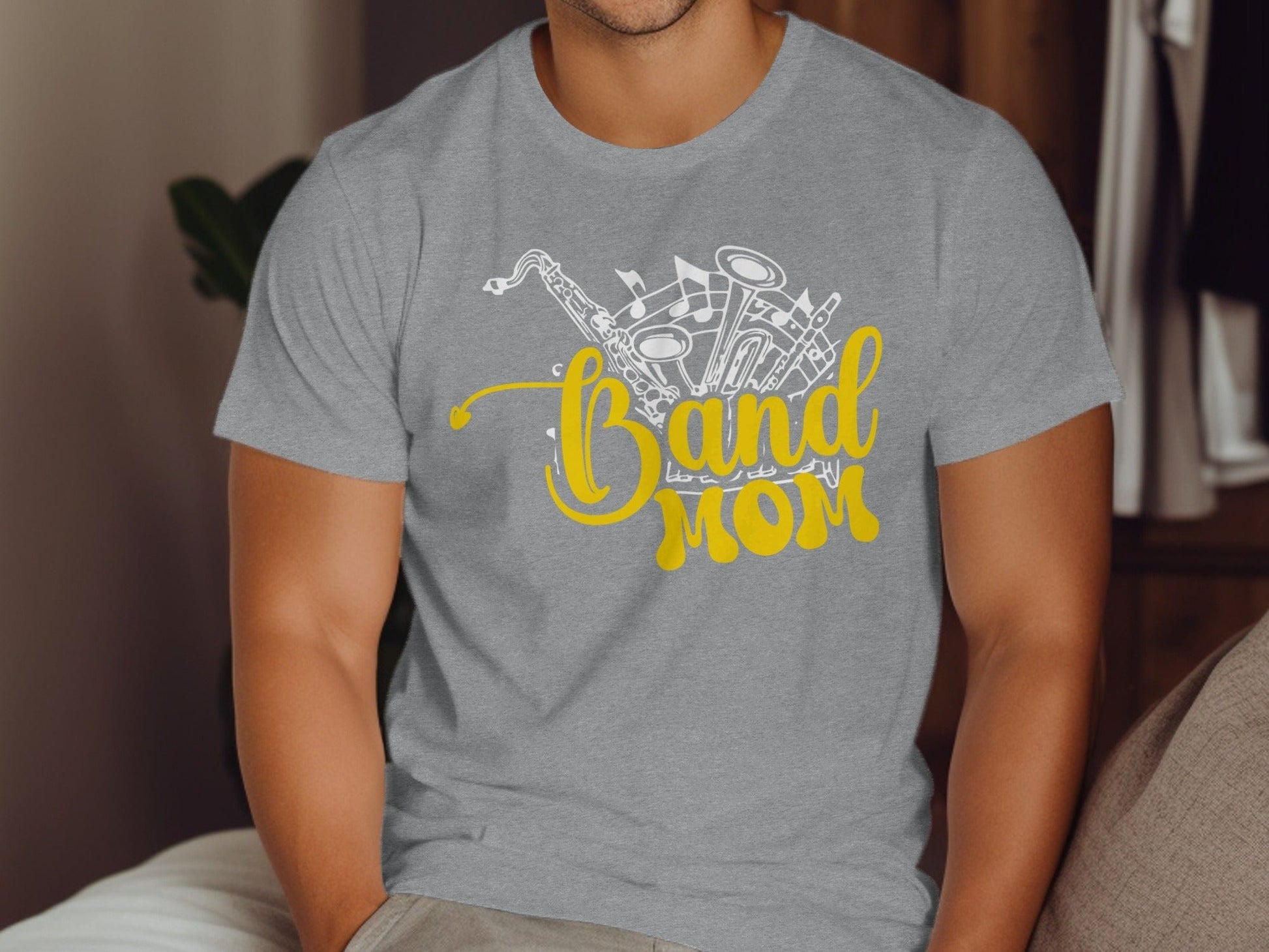 Jen Peete Designs Clothing T-shirts "Band Mom" Bold Graphic Tee | Hoodie | Sweatshirt | Long Sleeve