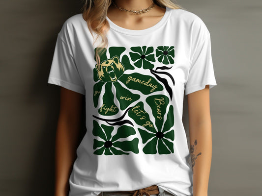 Jen Peete Designs Clothing T-shirts Bears Gameday Spirit T-Shirt