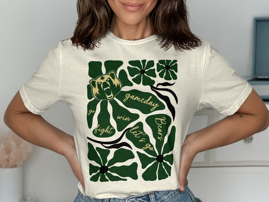 Jen Peete Designs Clothing T-shirts Bears Gameday Spirit T-Shirt