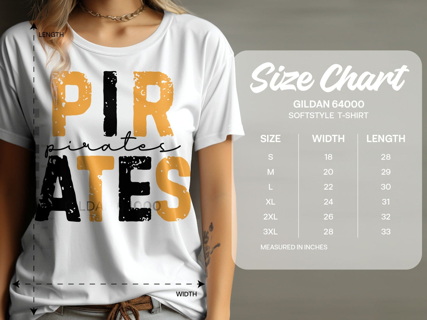 Jen Peete Designs Clothing T-shirts Bold Black and Gold Pirates T-Shirt