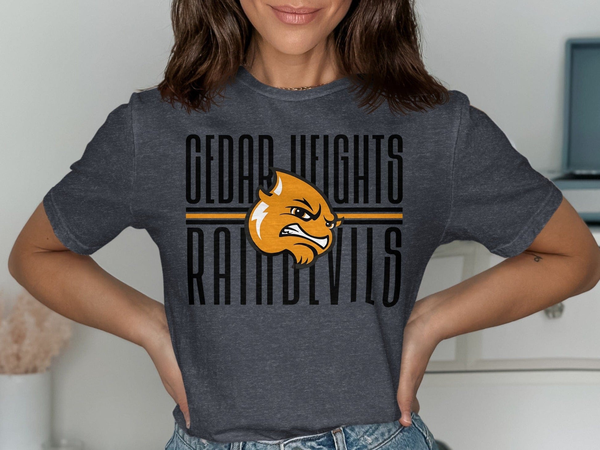 Jen Peete Designs Clothing T-shirts Cedar Heights Raindevils Team Spirit T-Shirts