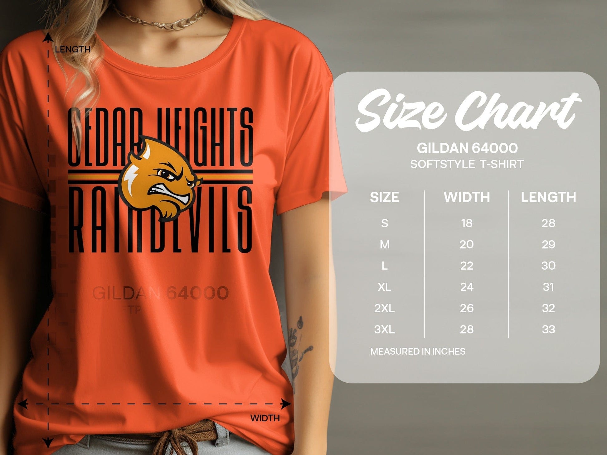 Jen Peete Designs Clothing T-shirts Cedar Heights Raindevils Team Spirit T-Shirts