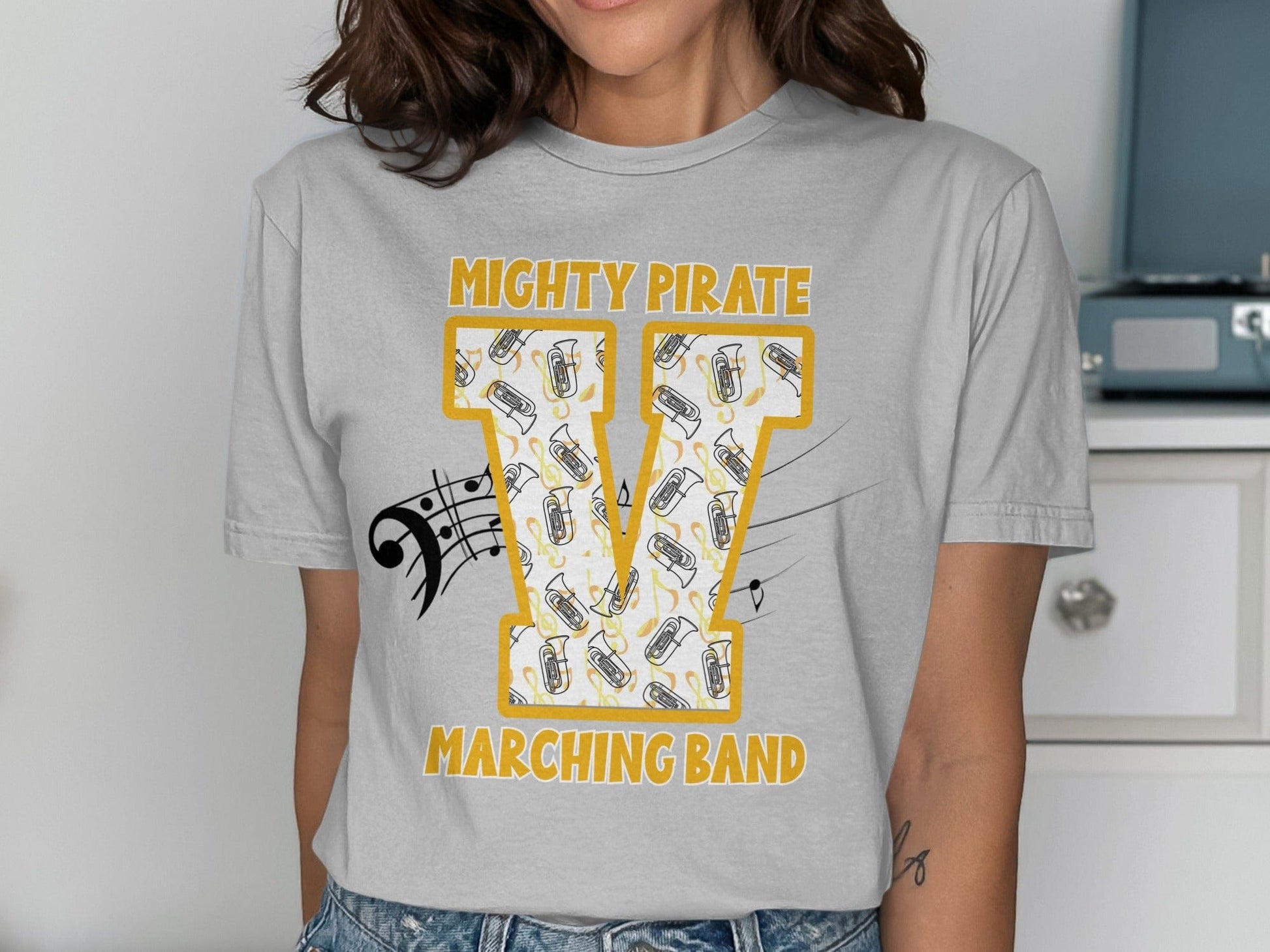 Jen Peete Designs Clothing T-shirts Customizable Marching Band T-shirt