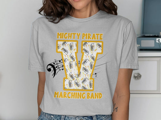 Jen Peete Designs Clothing T-shirts Customizable Marching Band T-shirt