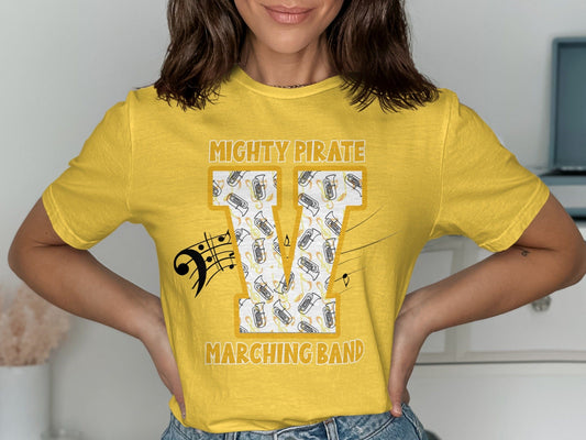 Jen Peete Designs Clothing T-shirts Customizable Marching Band T-shirt