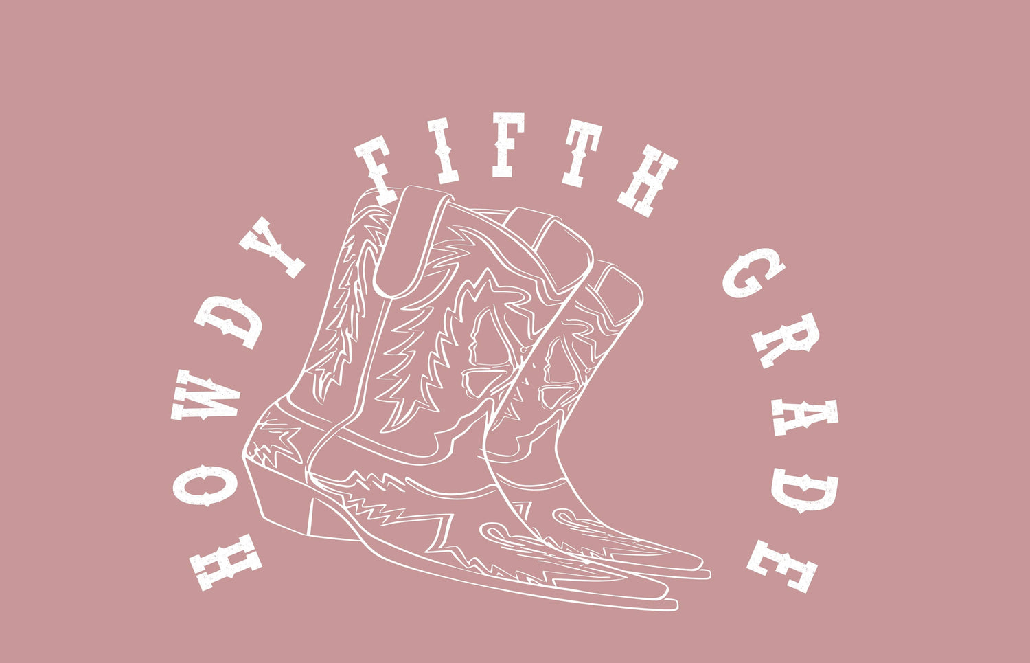 Jen Peete Designs Clothing T-shirts Howdy 5th Grade