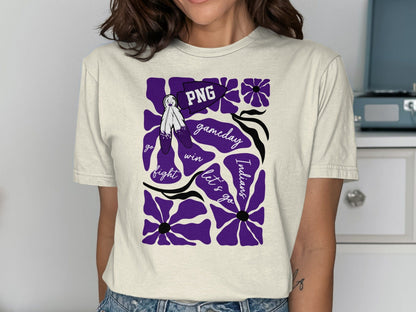 Jen Peete Designs Clothing T-shirts Indians Gameday Spirit T-Shirt