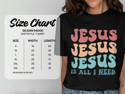 Jen Peete Designs Clothing T-shirts Jesus Is All I Need T-Shirts