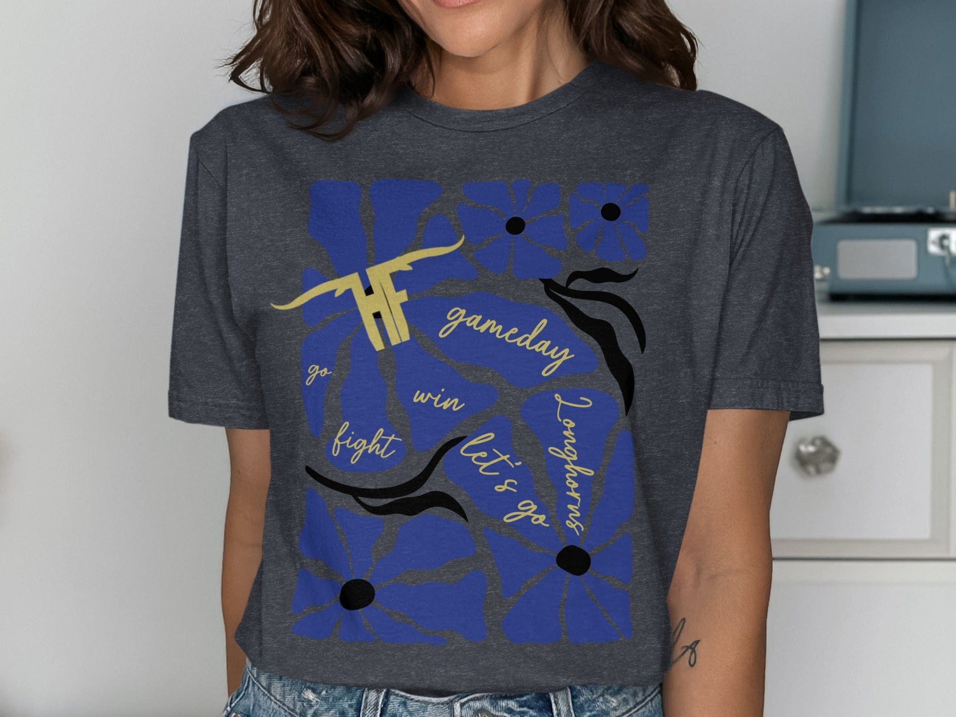 Jen Peete Designs Clothing T-shirts Longhorns Gameday T-Shirt
