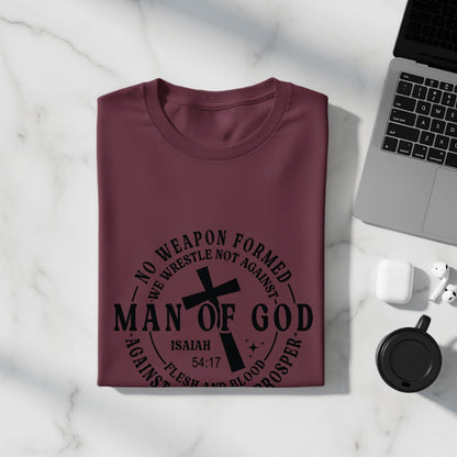 Jen Peete Designs Clothing T-shirts Man Of God Statement T-Shirts