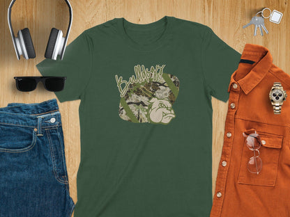 Jen Peete Designs Clothing T-shirts Nederland Bulldogs Camouflage Football Graphic T-Shirt