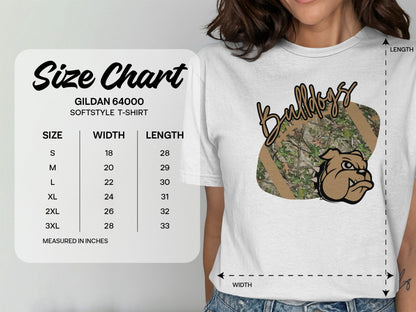 Jen Peete Designs Clothing T-shirts Nederland Bulldogs Camouflage Football Graphic T-Shirt
