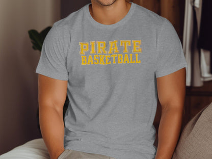 Jen Peete Designs Clothing T-shirts Pirate Basketball Graphic T-Shirt