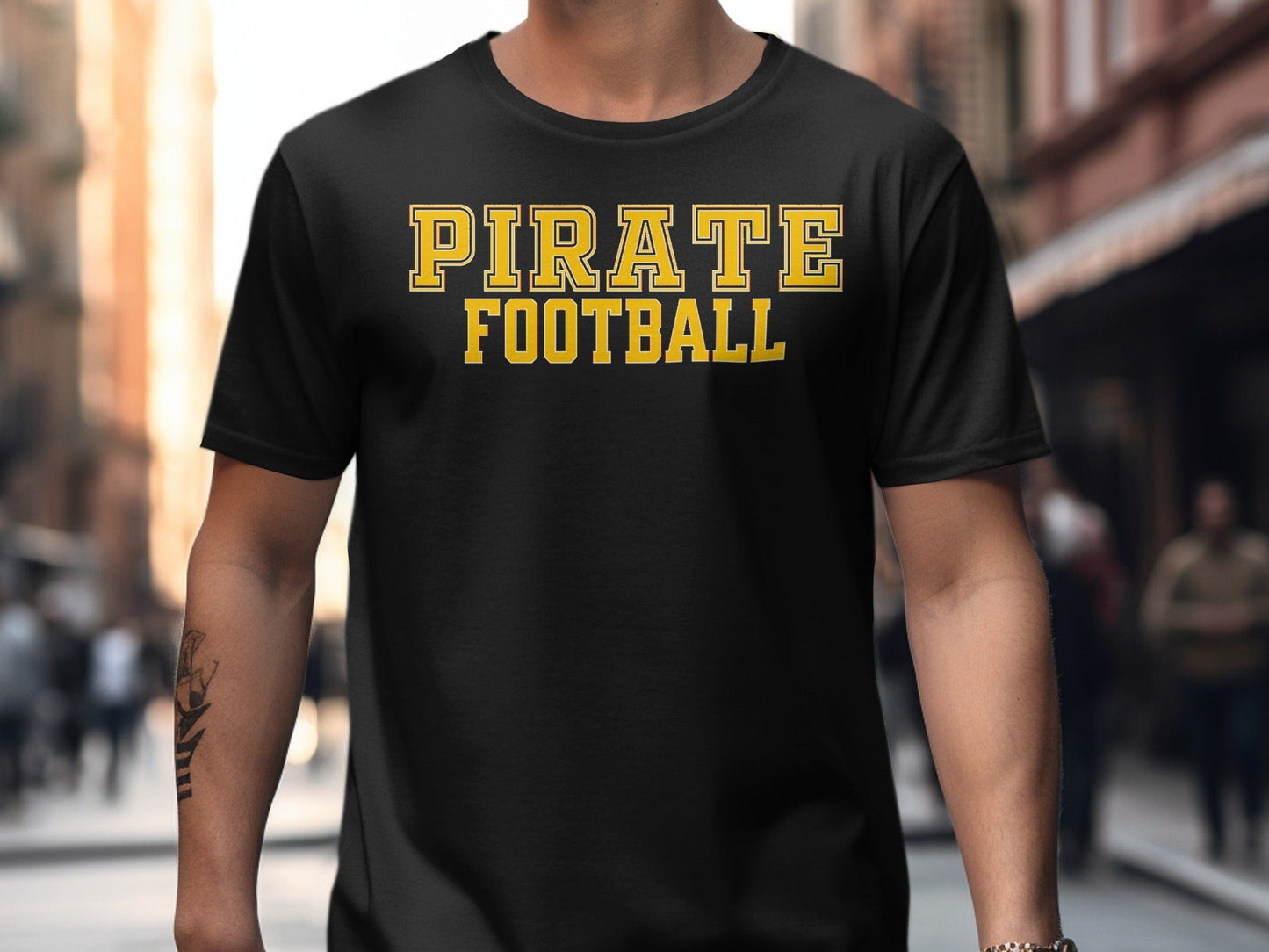 Jen Peete Designs Clothing T-shirts Pirate Football Graphic T-Shirts