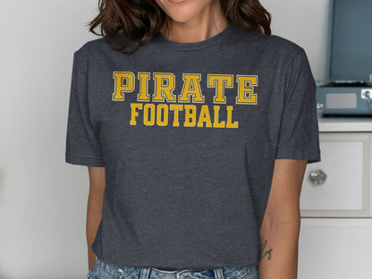 Jen Peete Designs Clothing T-shirts Pirate Football Graphic T-Shirts