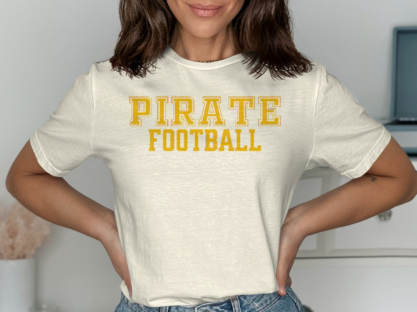 Jen Peete Designs Clothing T-shirts Pirate Football Graphic T-Shirts