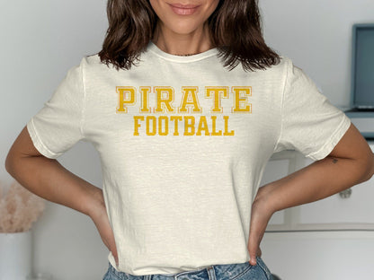Jen Peete Designs Clothing T-shirts Pirate Football Graphic T-Shirts