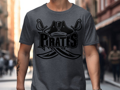 Jen Peete Designs Clothing T-shirts Pirate Graphic Design T-Shirt