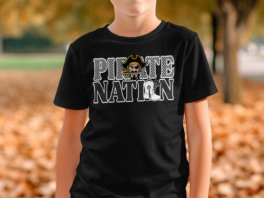 Jen Peete Designs Clothing T-shirts Pirate Nation Twiller Graphic T-Shirt