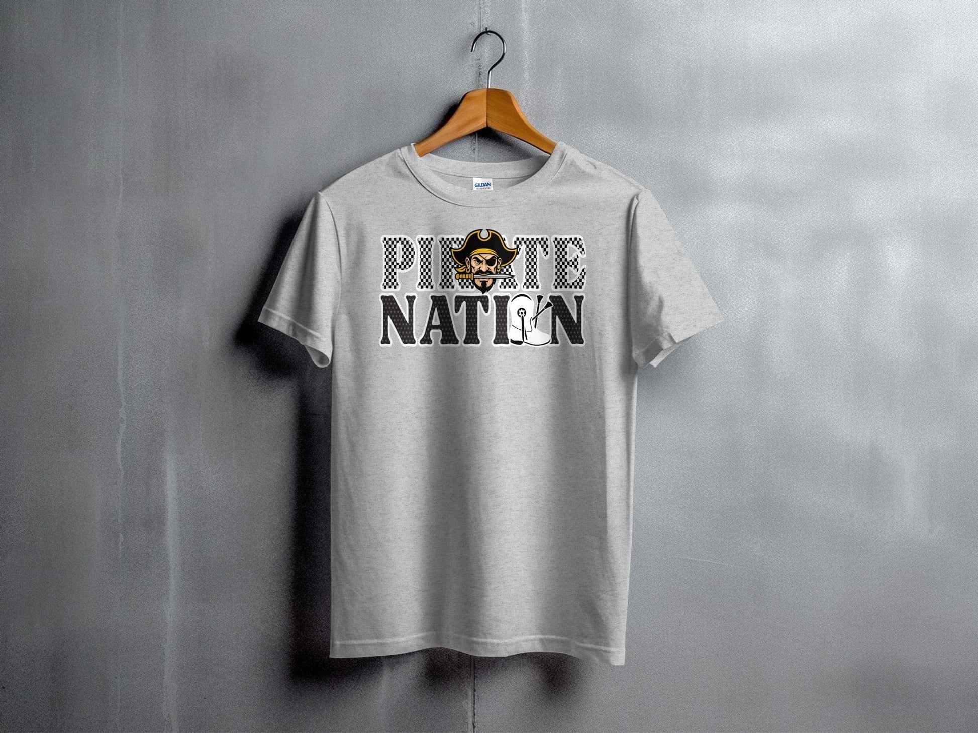 Jen Peete Designs Clothing T-shirts Pirate Nation Twiller Graphic T-Shirt