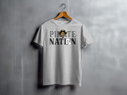 Jen Peete Designs Clothing T-shirts Pirate Nation Twiller Graphic T-Shirt
