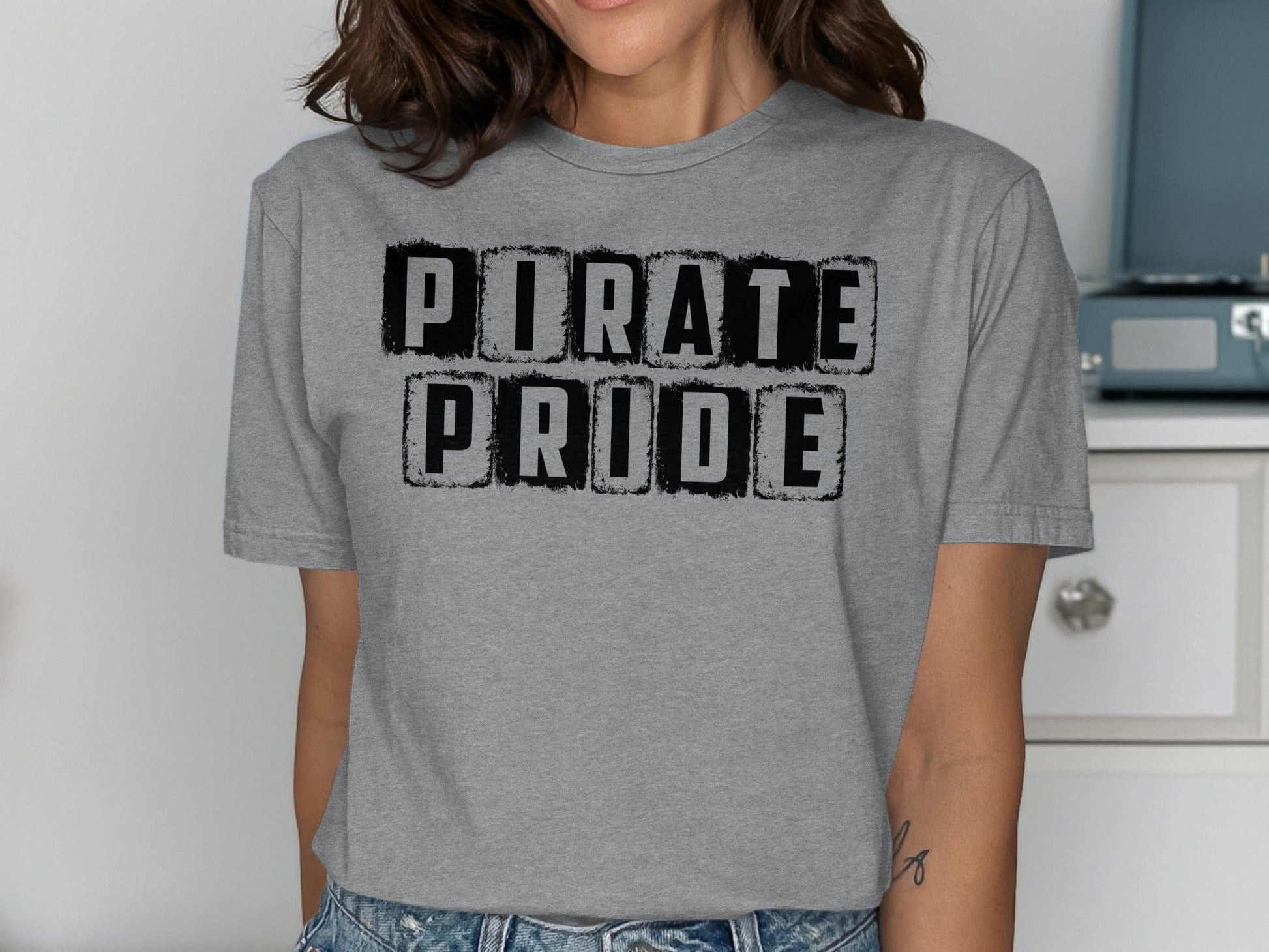Jen Peete Designs Clothing T-shirts Pirate Pride Spirit Shirt