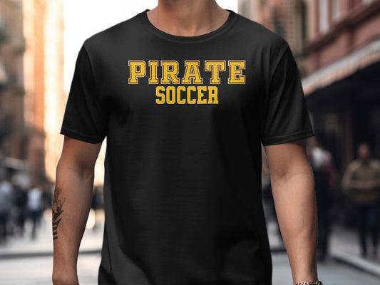 Jen Peete Designs Clothing T-shirts Pirate Soccer Graphic T-Shirt