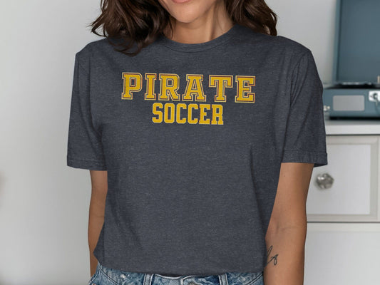 Jen Peete Designs Clothing T-shirts Pirate Soccer Graphic T-Shirt