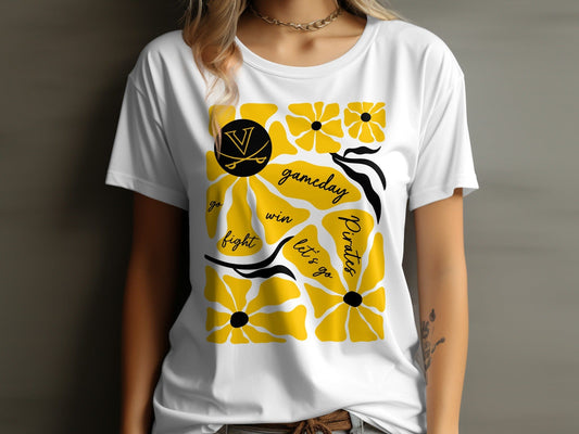 Jen Peete Designs Clothing T-shirts Pirates Gameday T-Shirt