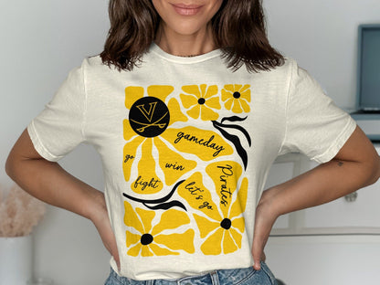 Jen Peete Designs Clothing T-shirts Pirates Gameday T-Shirt