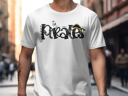 Jen Peete Designs Clothing T-shirts Pirates Illustration Spirit Shirt