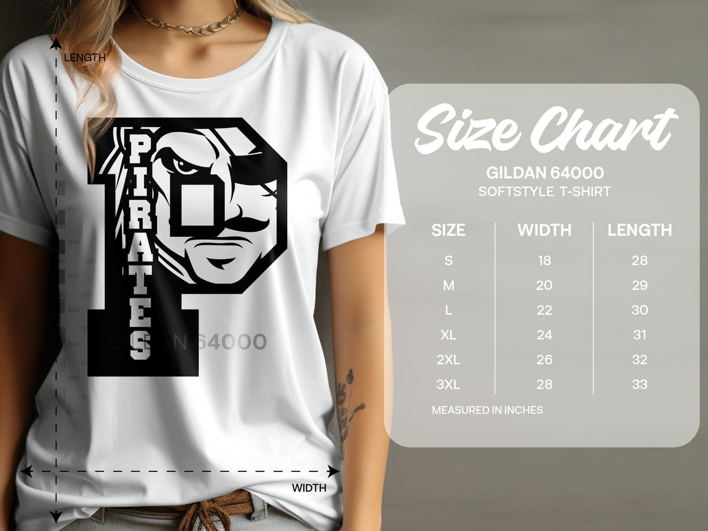 Jen Peete Designs Clothing T-shirts Pirates Initial P Graphic T-Shirts